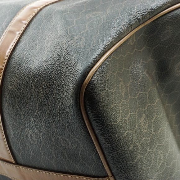 Auth Christian Dior Hand Bag Pvc Dark #15989C12 - Picture 10 of 14